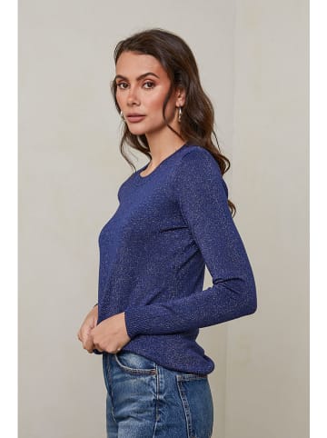 Soft Cashmere Sweter w kolorze granatowym