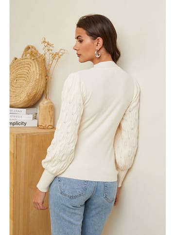 Soft Cashmere Sweter w kolorze beżowym