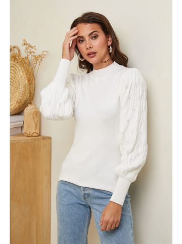 Soft Cashmere Sweter w kolorze białym