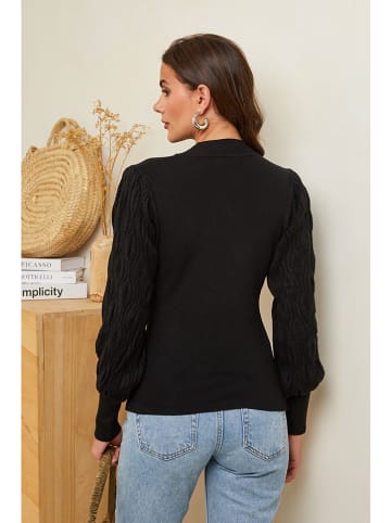 Soft Cashmere Trui zwart