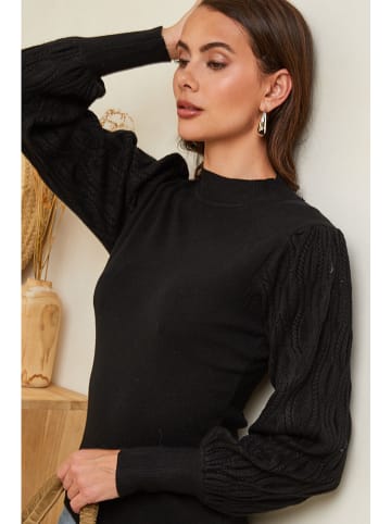 Soft Cashmere Trui zwart