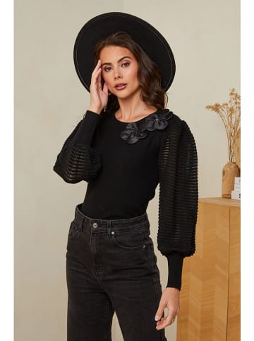 Soft Cashmere Trui zwart