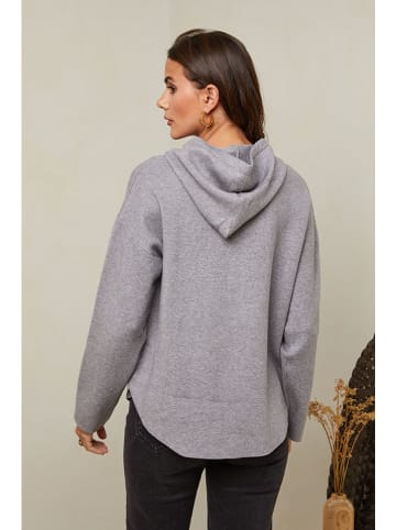 Soft Cashmere Hoodie in Grau