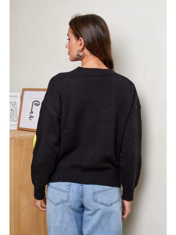 Soft Cashmere Cardigan in Schwarz