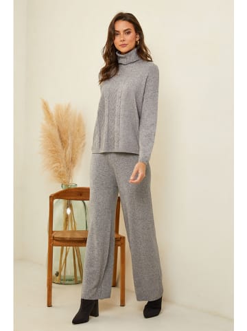 Soft Cashmere Hose in Grau