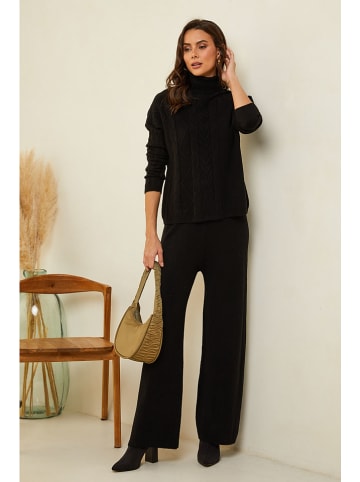 Soft Cashmere Hose in Schwarz