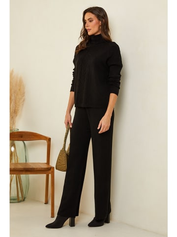 Soft Cashmere Hose in Schwarz