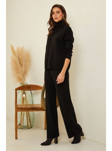 Soft Cashmere Hose in Schwarz