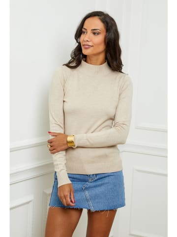 Soft Cashmere Sweter w kolorze beżowym