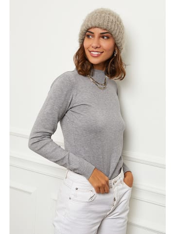Soft Cashmere Pullover in Grau