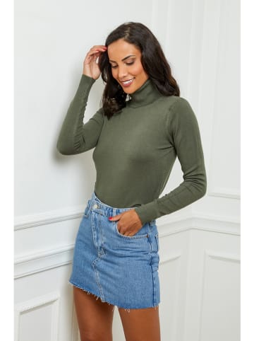 L'armoire de Suzette Rollkragenpullover in Khaki