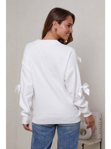 Soft Cashmere Pullover in Weiß