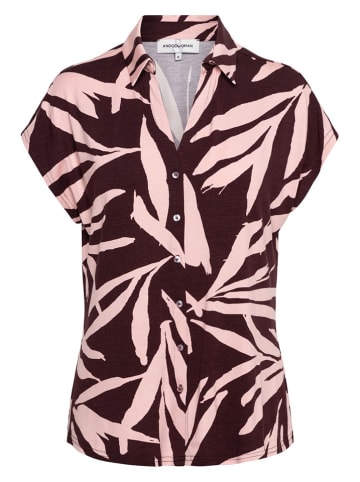 &Co Woman Bluse "Valetta" in Bordeaux/ Rosa