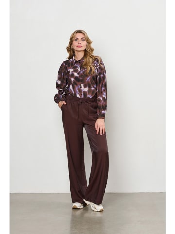 &Co Woman Blouse "Avin" bruin/paars