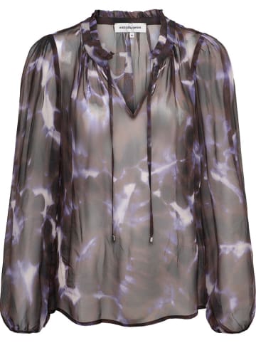 &Co Woman Bluse "Andrea" in Braun/ Lila