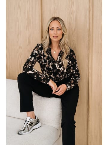 &Co Woman Bluse "Vayen" in Schwarz/ Braun