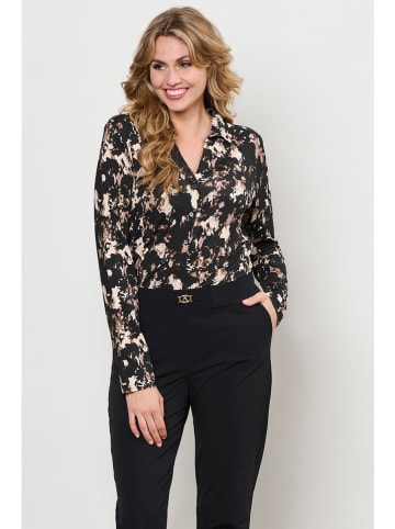 &Co Woman Bluse "Vayen" in Schwarz/ Braun
