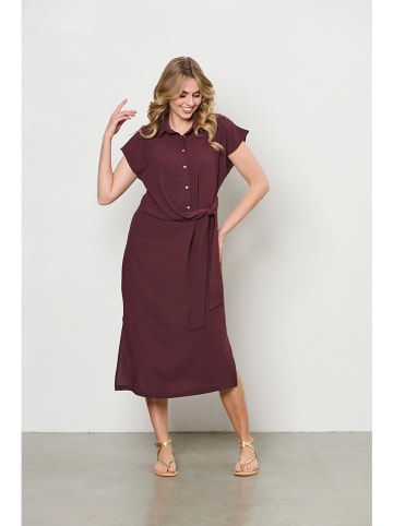 &Co Woman Jurk "Elianna" pruimkleurig