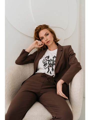 &Co Woman Spodnie "Penny" w kolorze brązowym