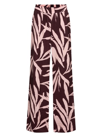 &Co Woman Marlenehose in Bordeaux/ Rosa
