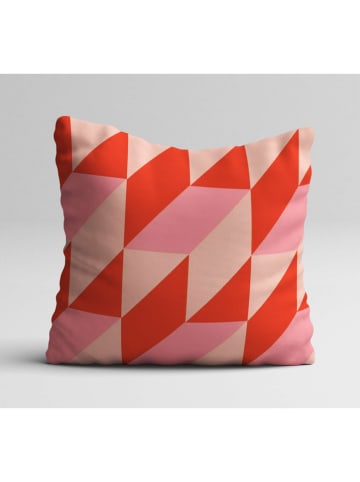 Wallity 3-delige set: kussenhoezen roze/rood/oranje