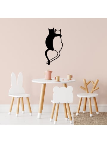 Wallity Wanddecor zwart - (L)70 x (B)33 cm