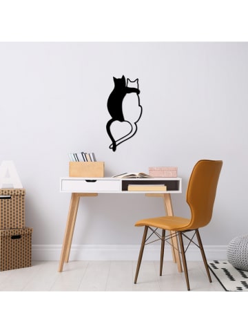 Wallity Wanddekor in Schwarz - (L)70 x (B)33 cm