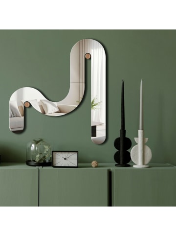 Wallity Spiegel zilverkleurig - (L)56 x (B)51 cm