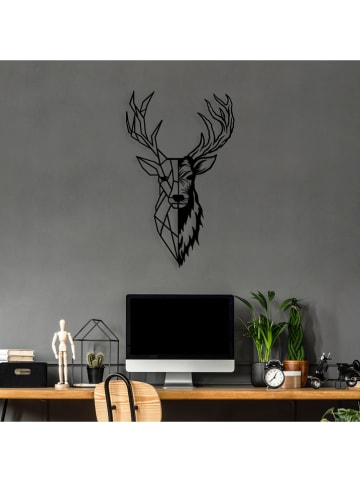 Wallity Wanddecor zwart - (L)70 x (B)42 cm