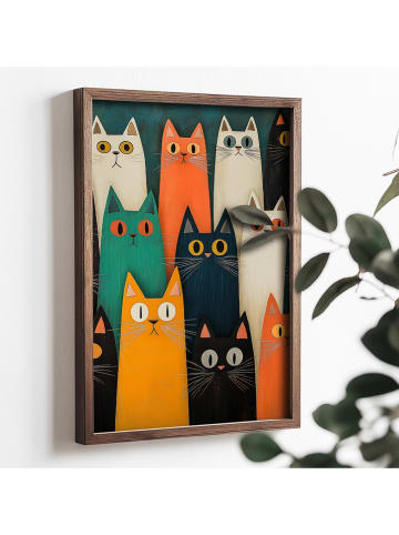 Wallity Ingelijste kunstdruk - (L)47 x (B)35 cm