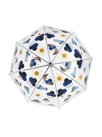 Esschert Design Stockschirm in Transparent/ Bunt - Ø 80,5 cm