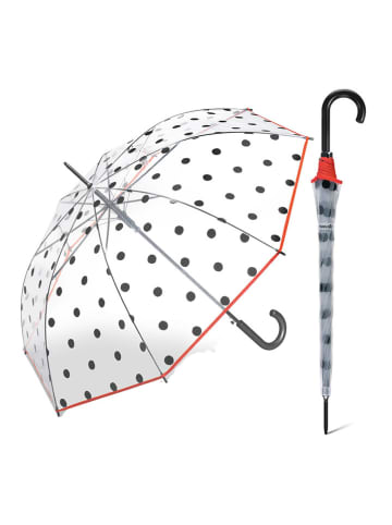 Le Monde du Parapluie Stockschirm in Transparent/ Schwarz - Ø 95 cm