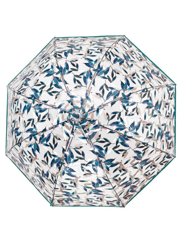 PERLETTI Parasol "Leaves" w kolorze niebiesko-szarym - Ø 89 cm