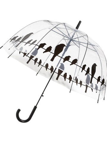 Esschert Design Parasol "Birds" w kolorze czarnym - Ø 83 cm