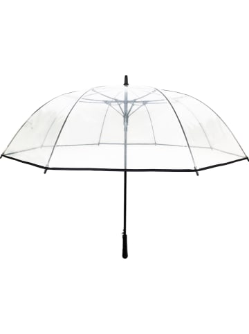 SMATI Stockschirm in Transparent/ Schwarz - Ø 124 cm