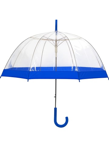 SUSINO Paraplu transparant/blauw - Ø 85 cm