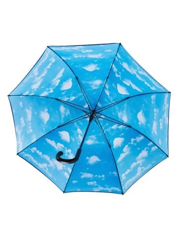 Falcone Parasol w kolorze czarno-błękitnym - Ø 123 cm