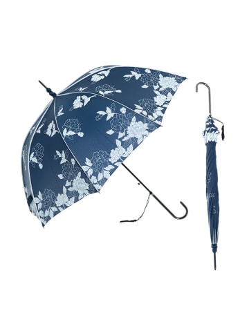 Soake Stockschirm in Dunkelblau/ Hellblau - Ø 105 cm