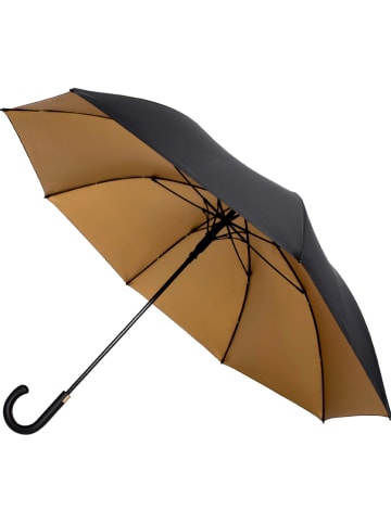 Impliva Stockschirm in Schwarz/ Gold - Ø 120 cm