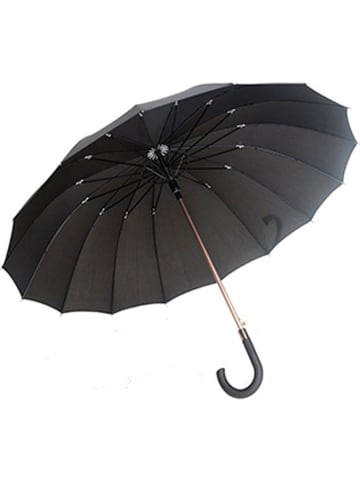 SUSINO Stockschirm "Gentleman" in Schwarz - Ø 113 cm