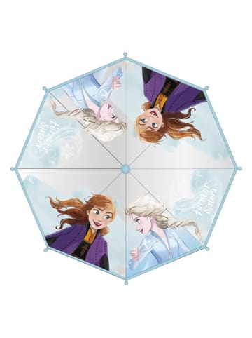 Cerda Kinderparaplu "Elsa and Anna" transparant/meerkleurig - Ø 71 cm