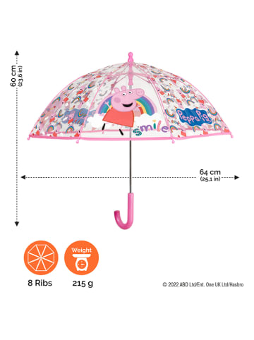 PERLETTI Kinderschirm "Pappa Pig" in Bunt - Ø 64 cm