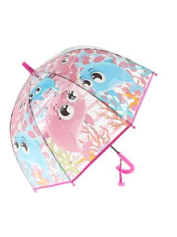 Le Monde du Parapluie Parasol dziecięcy w kolorze niebiesko-jasnoróżowym - Ø 70 cm