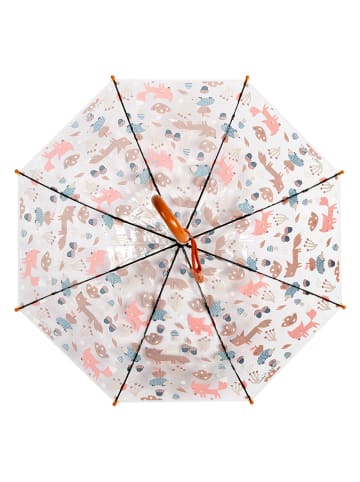 Le Monde du Parapluie Kinderparaplu "Fox" transparant/meerkleurig - Ø 70 cm