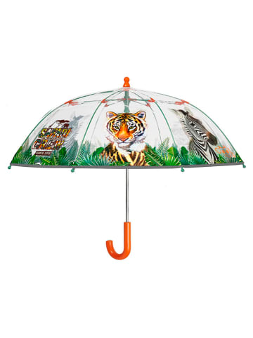 PERLETTI Kinderparaplu "Safari Crew" transparant/meerkleurig - Ø 64 cm