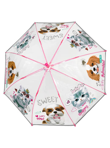 PERLETTI Kinderparaplu "Animals" transparant/meerkleurig - Ø 72 cm