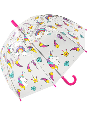 SUSINO Kinderparaplu "Unicorn" transparant/roze/meerkleurig - Ø 72 cm