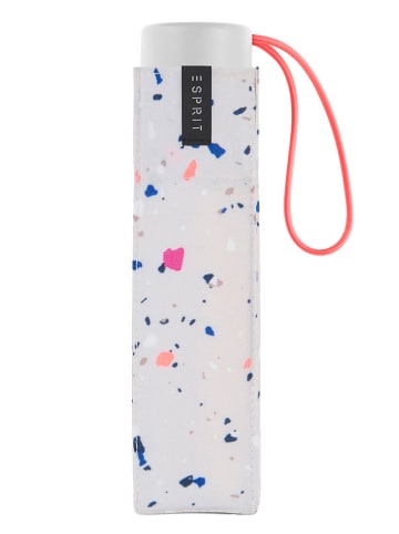 ESPRIT Taschenschirm in Weiß/ Bunt - Ø 94 cm