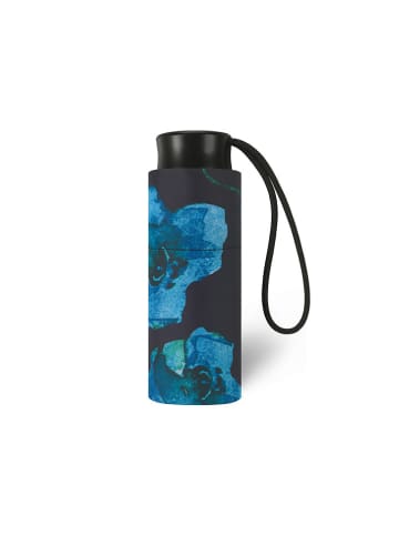 happy rain Taschenschirm in Schwarz/ Blau - Ø 90 cm