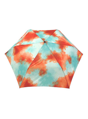 SMATI Parasol w kolorze turkusowo-koralowym - Ø 92 cm